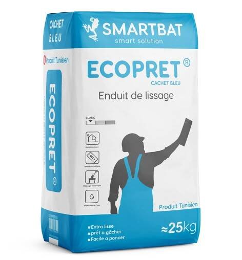 Ecopret cachet bleu smoothing compound