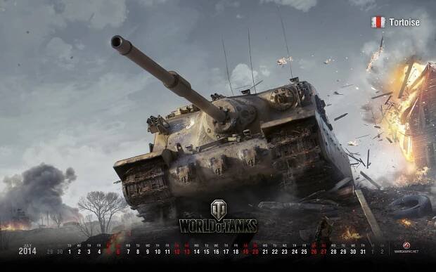 Tapeta na červenec 2014 | Hlavní novinky | World of Tanks - bezplatná hra s tanky online | World of Tanks