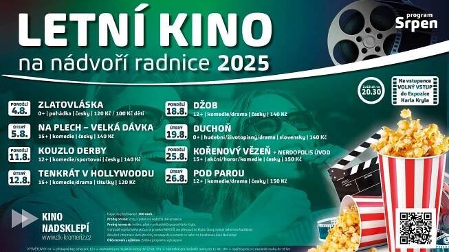 Letní kina na Kroměřížsku | Kroměřížsko