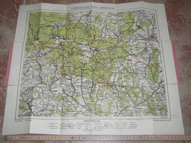 mapa Krkonoše-staré - Staré mapy a veduty