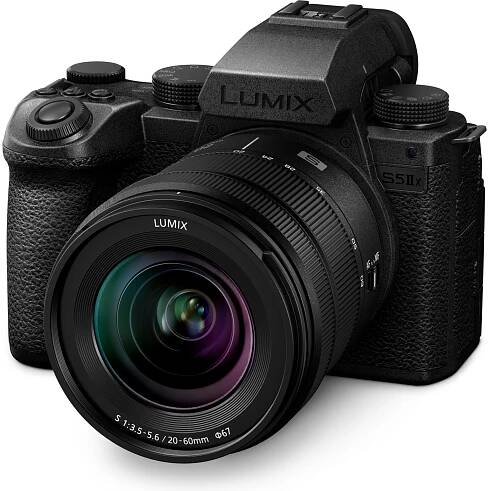 Panasonic DC-S5M2XK Lumix Full-Frame bezzrcadlovka DC-S5M2X + objektiv S-R2060 20-60mm, F3.5-5.6 (CMOS 24.2MP, Active I.S., live streaming), černá - Značkový obchod Panasonic