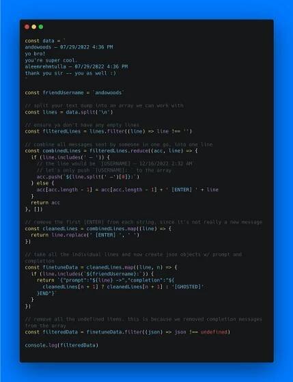 Finetune GPT-3: Create an AI bot that responds to your DMs