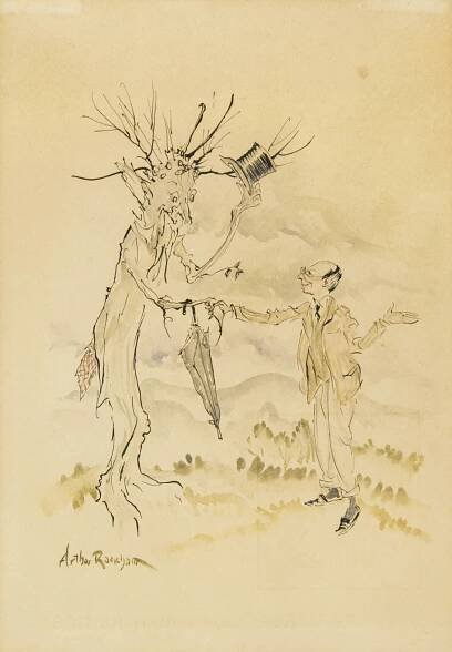 Self portrait of Arthur Rackham