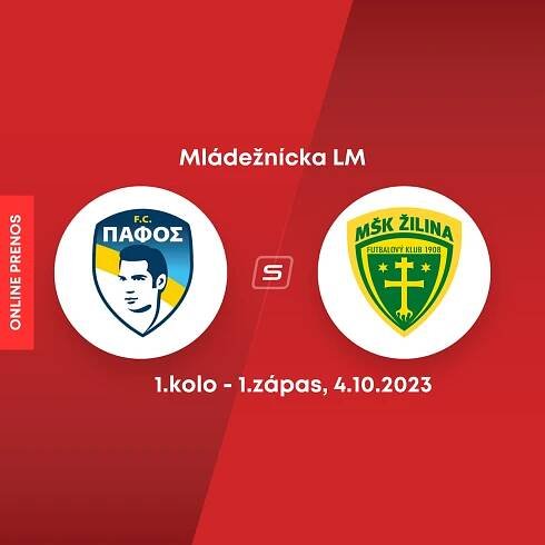 Mládežnícka Liga majstrov: Žilina zvládla prvý zápas, Pafos zdolala najtesnejším rozdielom