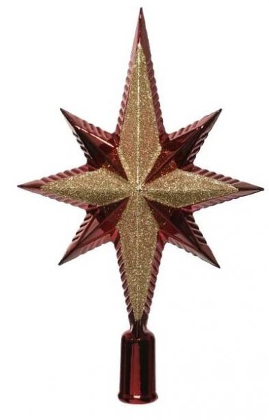 Plastová špice na stromek 25cm