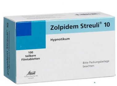 Zolpidem Sleeping Pills 10 mg 200 Tabs. Streuli
