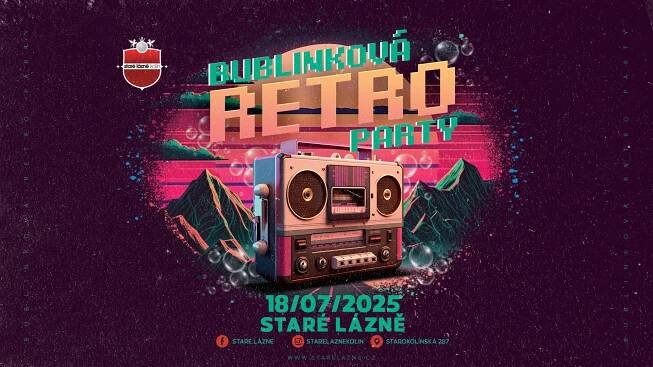 Bublinková retro party - Staré Lázně