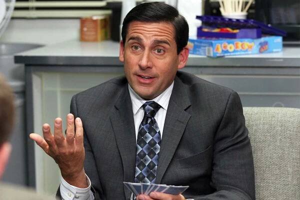Steve Carell as Michael Scott in 'The Office'.
