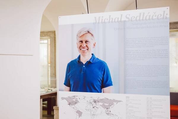 Vernisáž výstavy Michal Sedláček, architekt – nástup do třetí třetiny 14/11/2019 | KAM Brno 