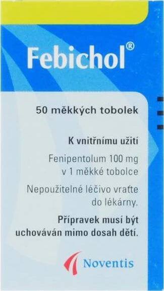Febichol 100 mg 50 cps. od 96 Kč