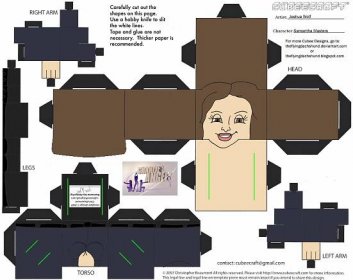 Samantha Masters Paper Toy Paper crafts