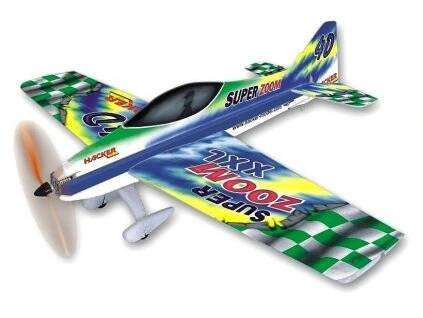 Výkonný RC model Super Zoom XXL ARF modrý