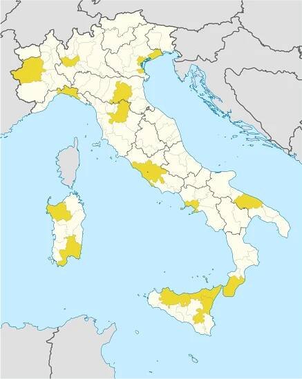 File:Città metropolitane d'Italia.svg - Wikimedia Commons
