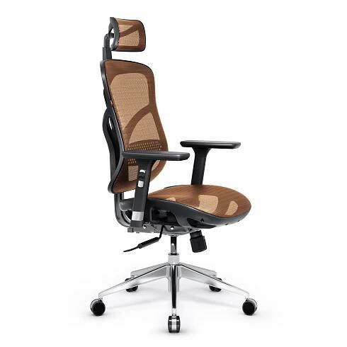 Ergonomická židle Diablo V-Basic: černo-oranžová