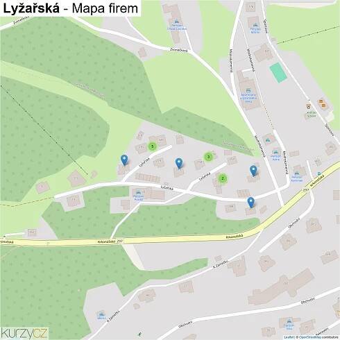 Lyžařská - mapy | Kurzy.cz