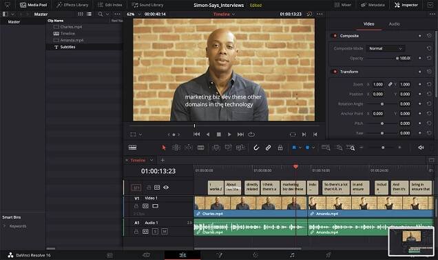 How to subtitle/caption your Blackmagic DaVinci Resolve timeline/sequence