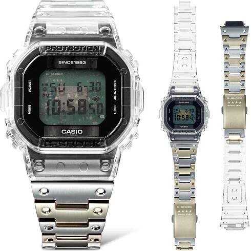 Casio G-Shock DWE-5640RX-7ER 40th Anniversary Clear Remix