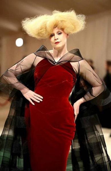 Gwendoline Christie attends The 2024 Met Gala Celebrating "Sleeping Beauties: Reawakening Fashion" at The Metropolitan Museum of Art on May 06, 2024 in New York City.