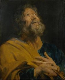 A. Van Dyck "Apoštol Petr".  Petrohrad
