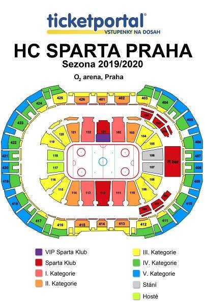 HC Sparta Praha 2018/19 – Předkolo – O2 arena