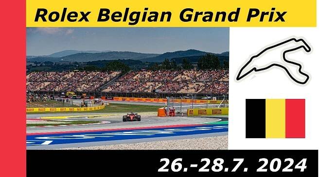 Formule 1 – Rolex Belgian Grand Prix 26.-28.7. 2024
