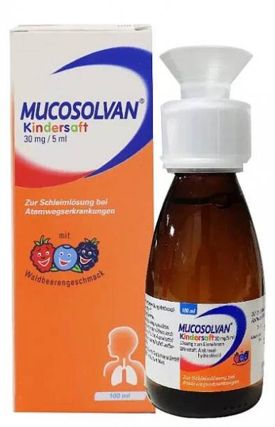 Mucosolvan dětský sirup proti kašli a hlenu - 100ml
