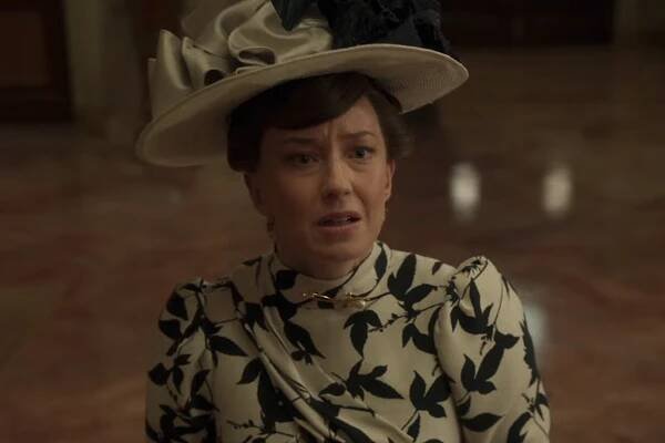 Berthan Russell (Carrie Coon) looking upset in 'The Gilded Age' Season 3 teaser