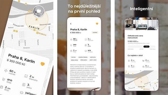 Jutty dokáže porovnat nabídku s běžnou cenou nemovitostí v okolí