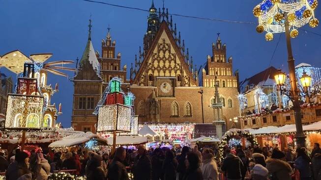 2023 Wroclaw v adventním čase
