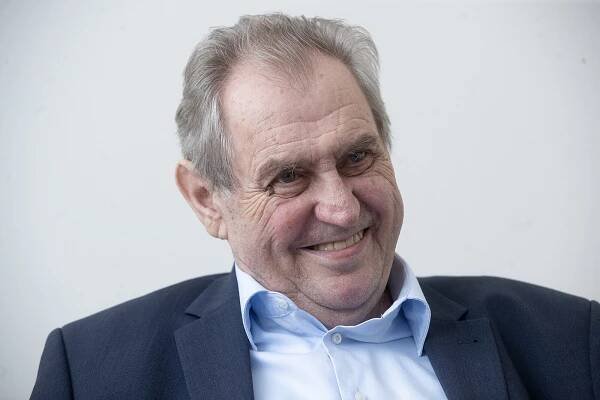 Bývalý prezident Miloš Zeman (19. dubna 2023)