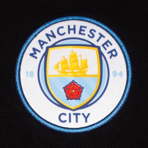 Manchester City pánské polo tričko Crest black - FAN-store.cz