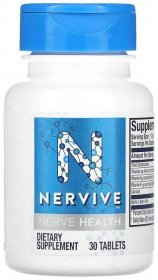 Nervive, Nerve Health, 30 Tablets