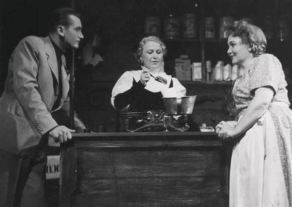 Linna Nordmannová - 25.05.1943, Ladislav Boháč, Olga Scheinpflugová, Milada Smolíková Foto: Josef Heinrich