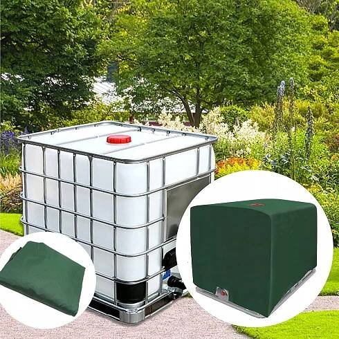 OBAL NA PLACHTU, KRYT NA NÁDRŽ NA DEŠŤOVOU VODU 1000 L PRO NÁDOBU IBC Výška výrobku 116 cm