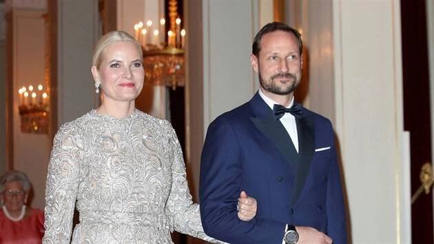 Norský korunní princ Haakon a korunní princezna Mette-Marit (Oslo, 1. února 2018)