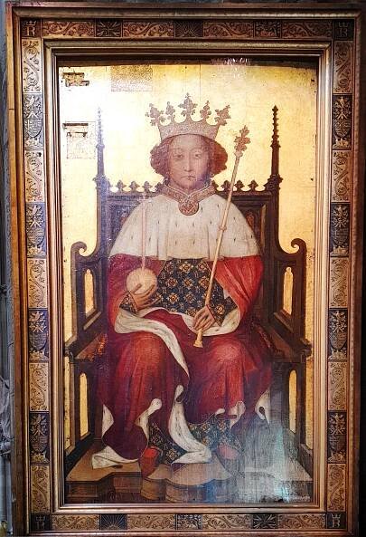 Súbor:Coronation portrait of Richard II, Westminster Abbey.jpg – Wikipédia