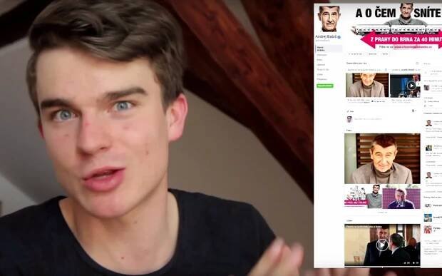 Galerie: Youtuber Kovy jde do Zemana i Babiše: ‚Prostě morálka, jak má být‘ - Galerie - Echo24.cz