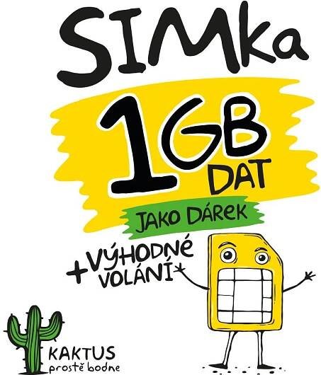 T-Mobile KAKTUS SIM karta 100 Kč kredit