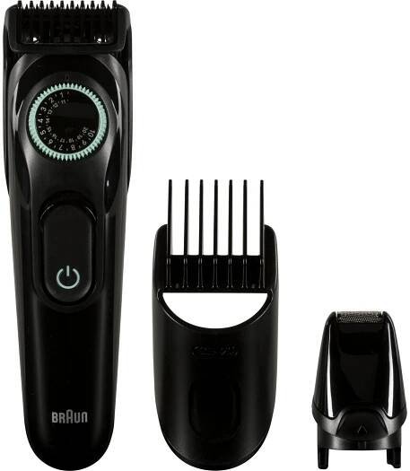 Zastřihovač vousů Braun BT3421, až 50 minut provozu, 2 akumulátorové nástavce Napájení nabíjecí baterie