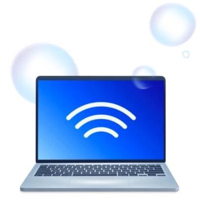 Internet v notebooku