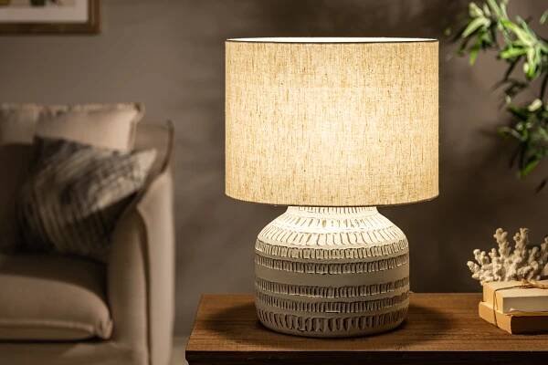 Terakotová stolní lampa – Korfu II