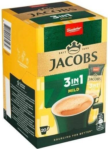 Jacobs 3v1 Mild 20 x 11,1 g