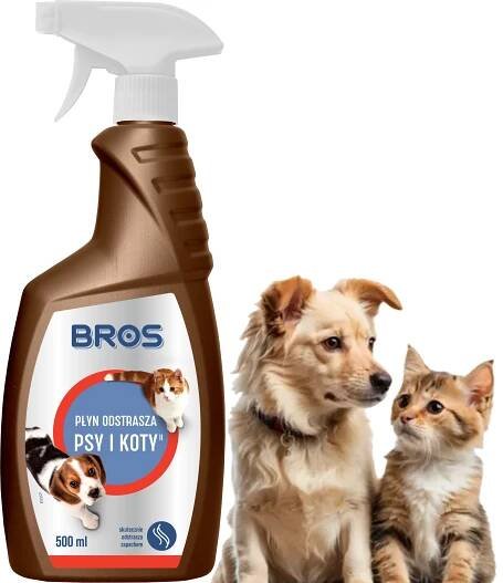 Bros Odpuzovač psů a koček Ve Spreji Účinný chrání oblast 500 ml