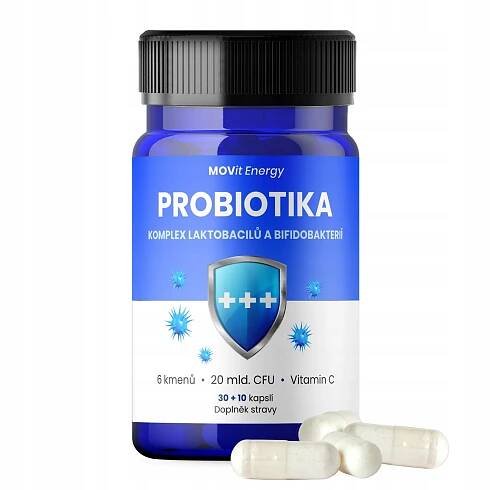 MOVit Probiotika 30 + 10 kapslí