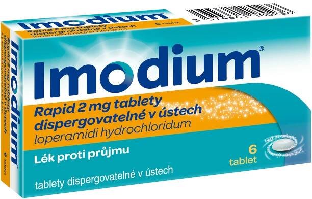 Imodium Rapid 2mg tablety disperg. v ústech 6 | Lékárny IPC