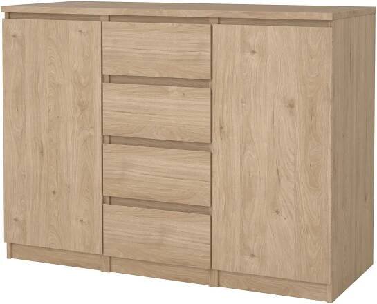 FN Komoda Simplicity 236 jackson hickory, 91×121×50 cm