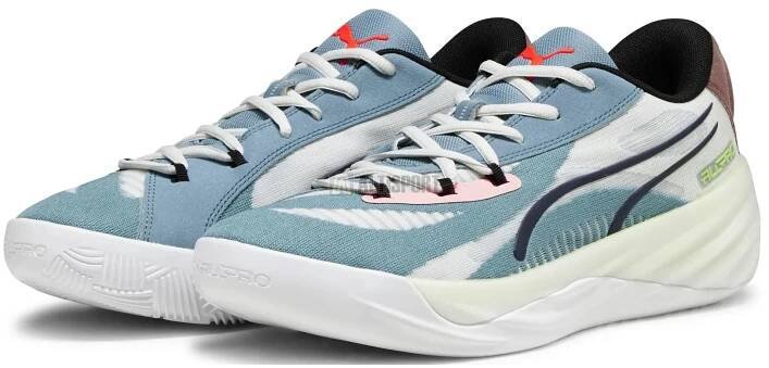 Boty PUMA ALL-PRO NITRO 379079_03 BOLD BLUE/DARK CLOVE/PRO GREEN/FIRE ORCHID/KORAL ICE velikost: EU 42,5 (UK 8,5)