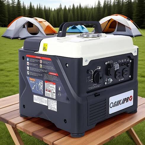 1200W * Portable * with Gas-Powered Engine, EPA * & Eco-Mode Technology - Lightweight & * for Home Bac