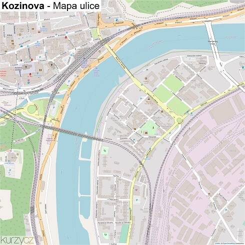 Kozinova - mapy | Kurzy.cz