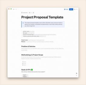 How to Write a Perfect Project Proposal in 21 Regarding Internal Proposal Template